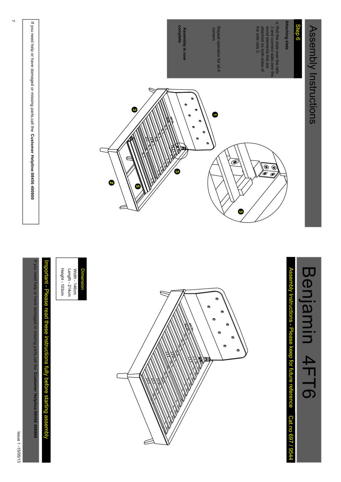 Argos 6979544 ASSEMBLY INSTRUCTIONS