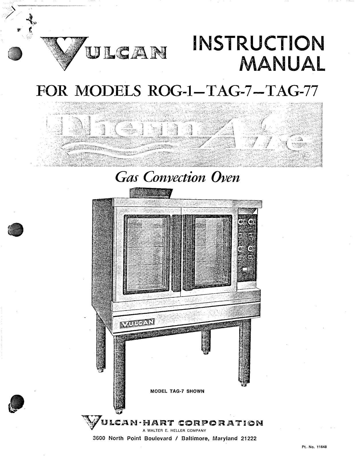 Vulcan ROG-1 Installation Manual