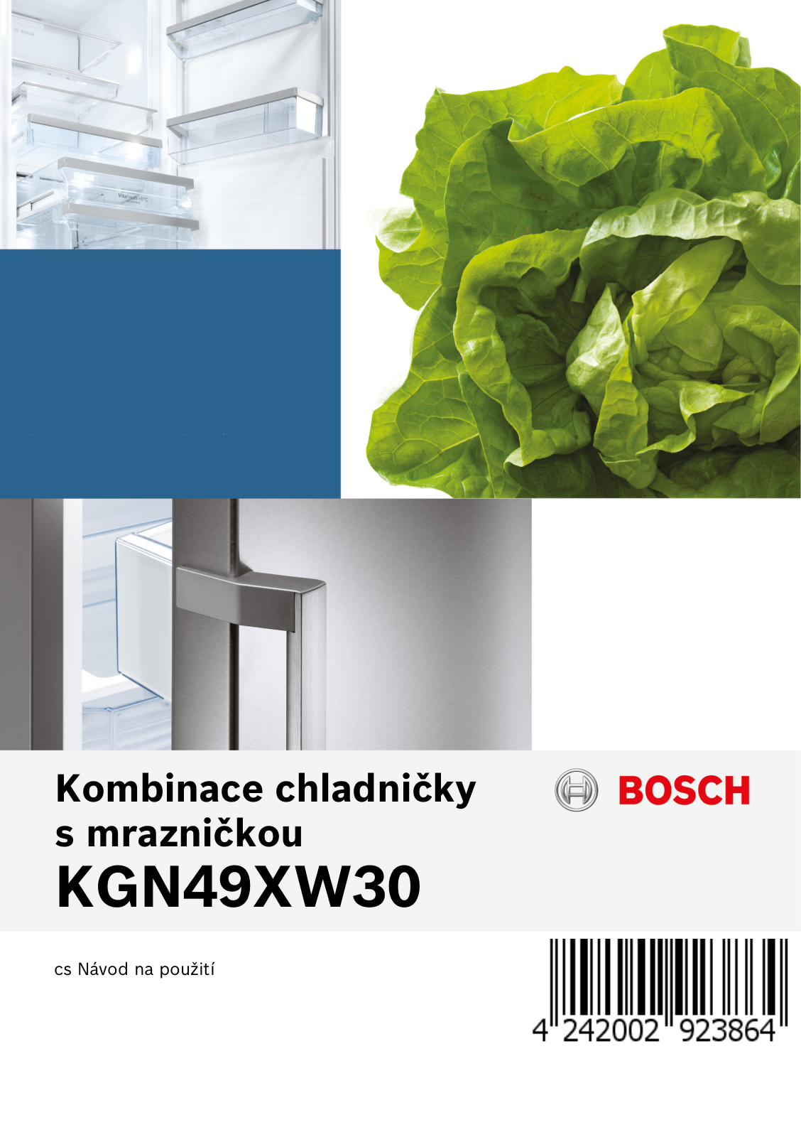 Bosch KGN49XW30 User Manual