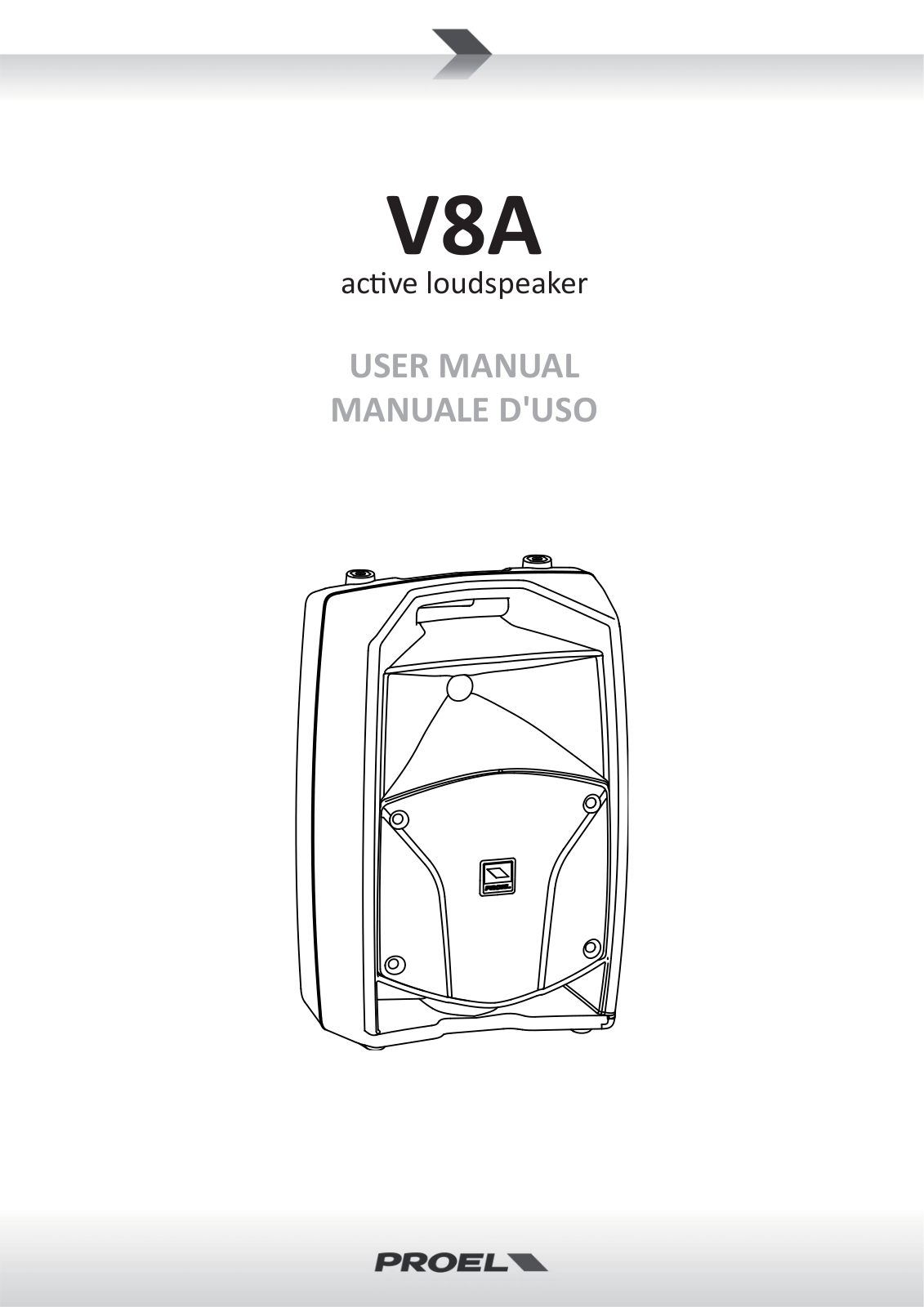 Proel V8A USER’S MANUAL