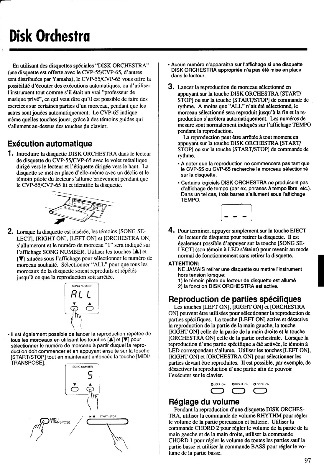 YAMAHA CVP-55 User Manual