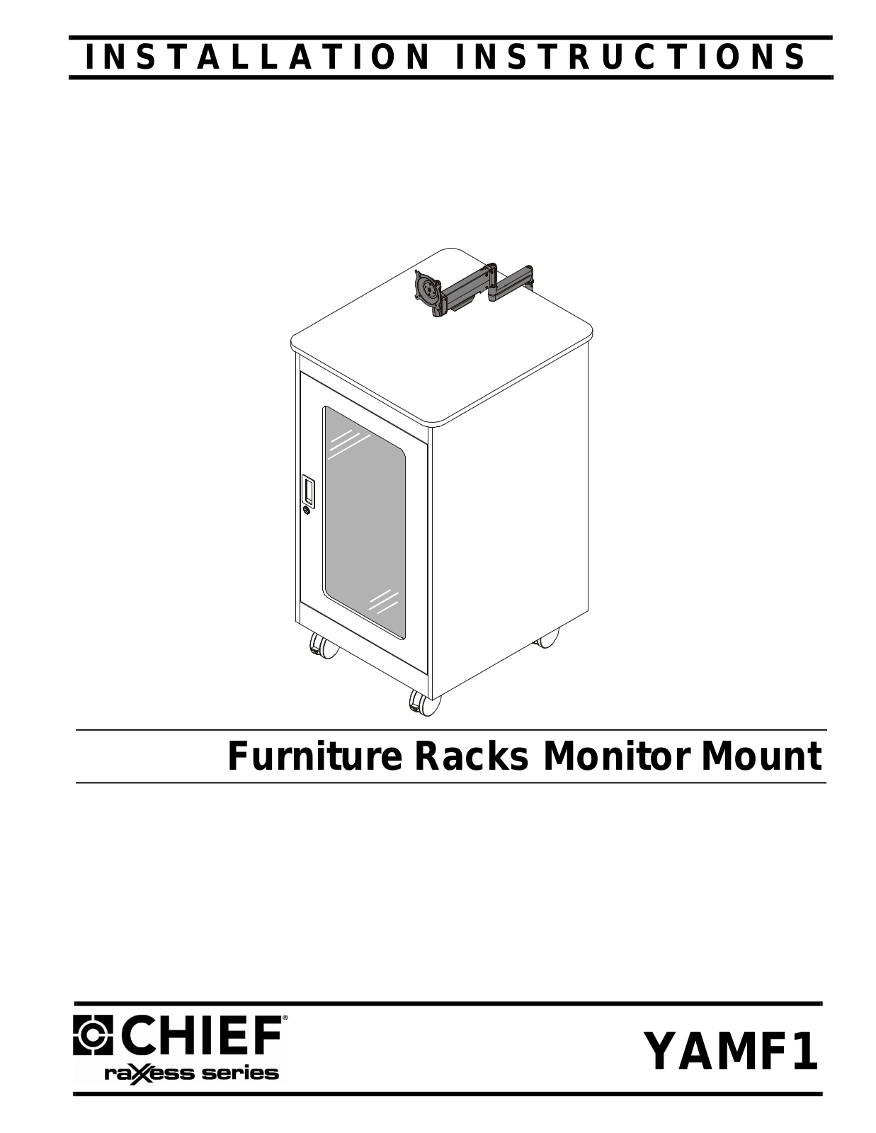 CHIEF YAMF1 User Manual