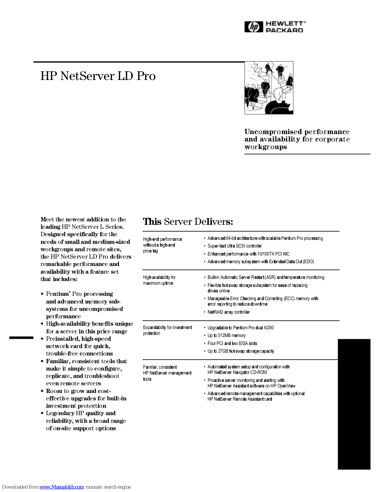 HP NetServer LD Pro Datasheet