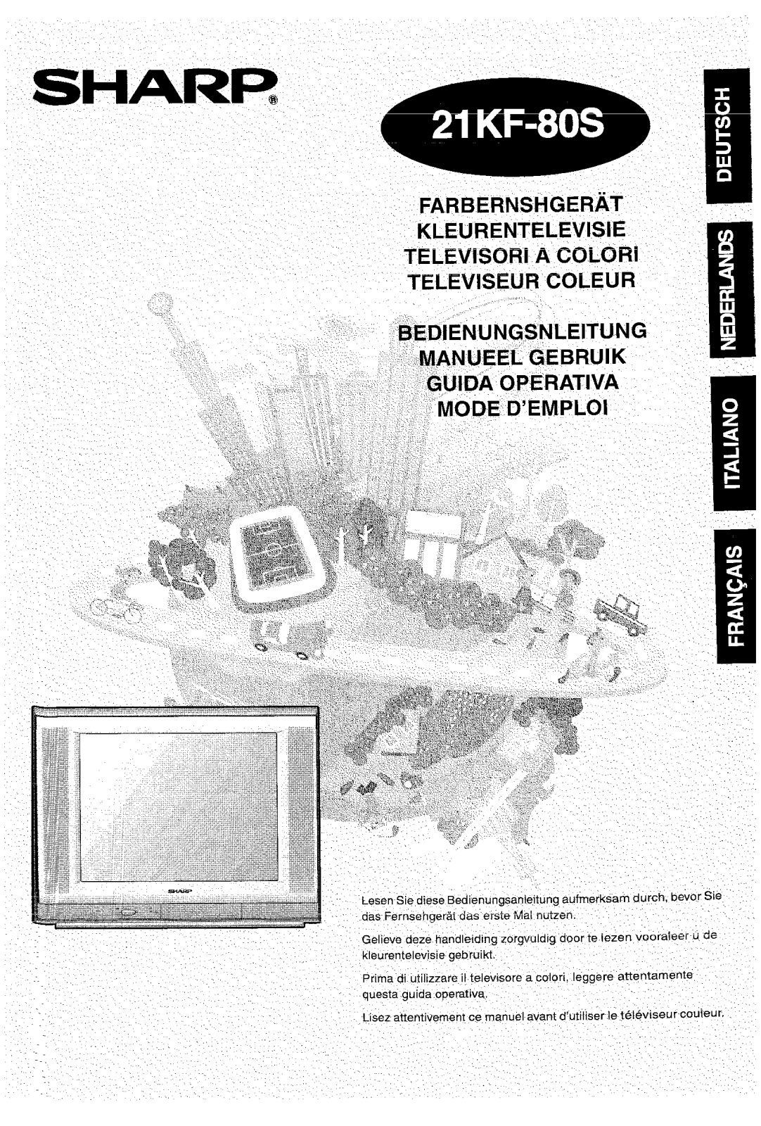 SHARP 21KF-80S User Manual