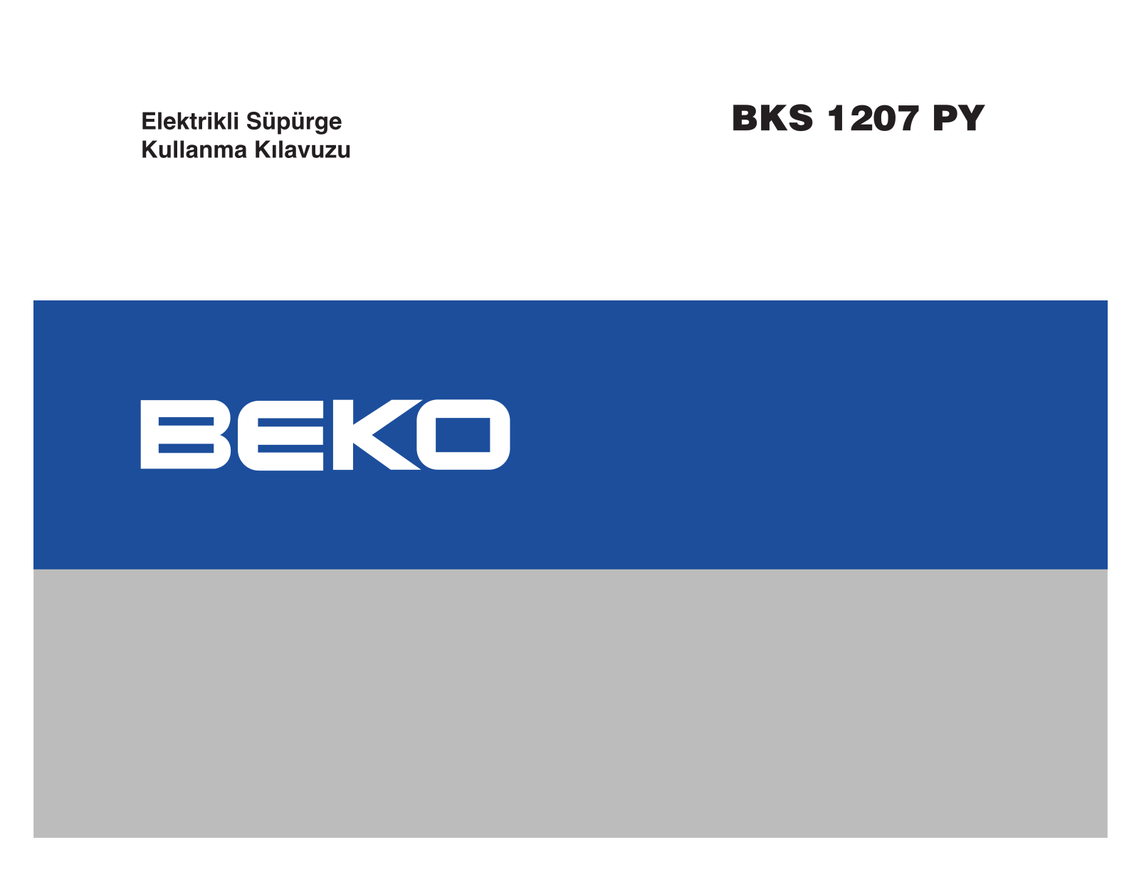 Beko BKS 1207 PY User Manual