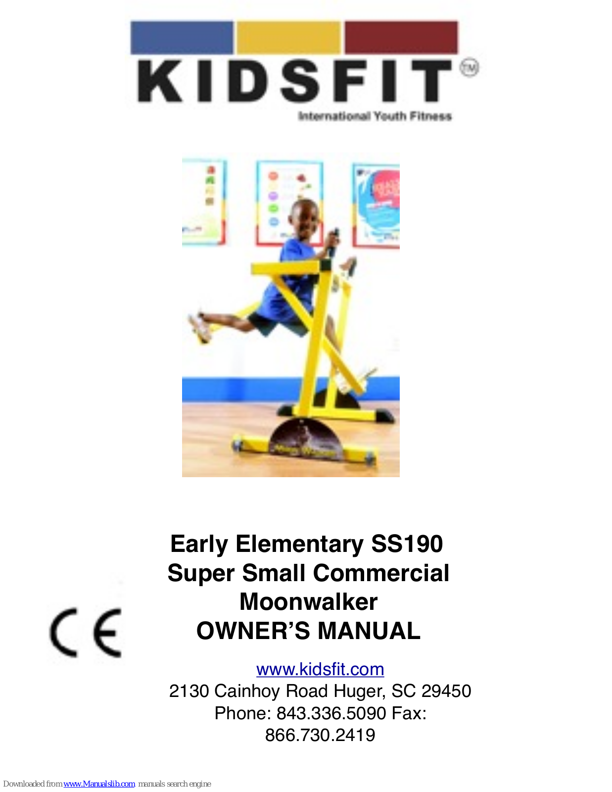 KIDSFIT SS190 Owner's Manual