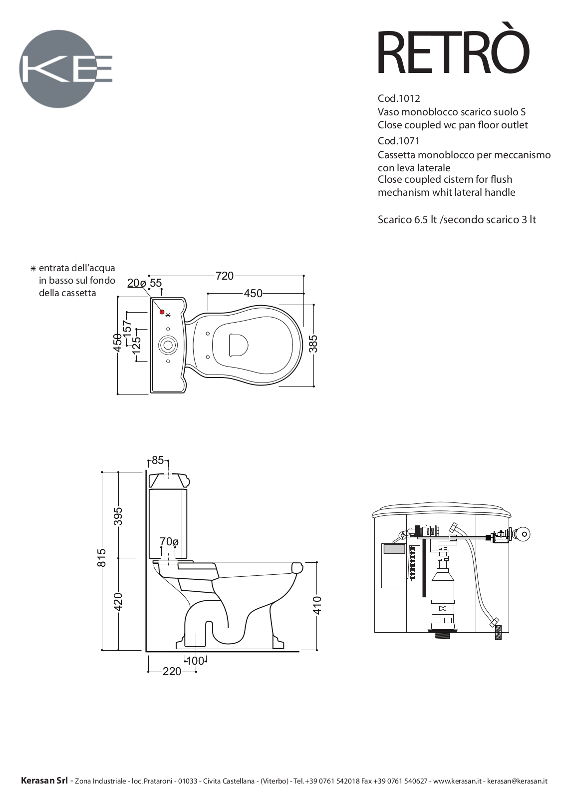 KERASAN RETRO 1012 Datasheet - ManualMachine.com