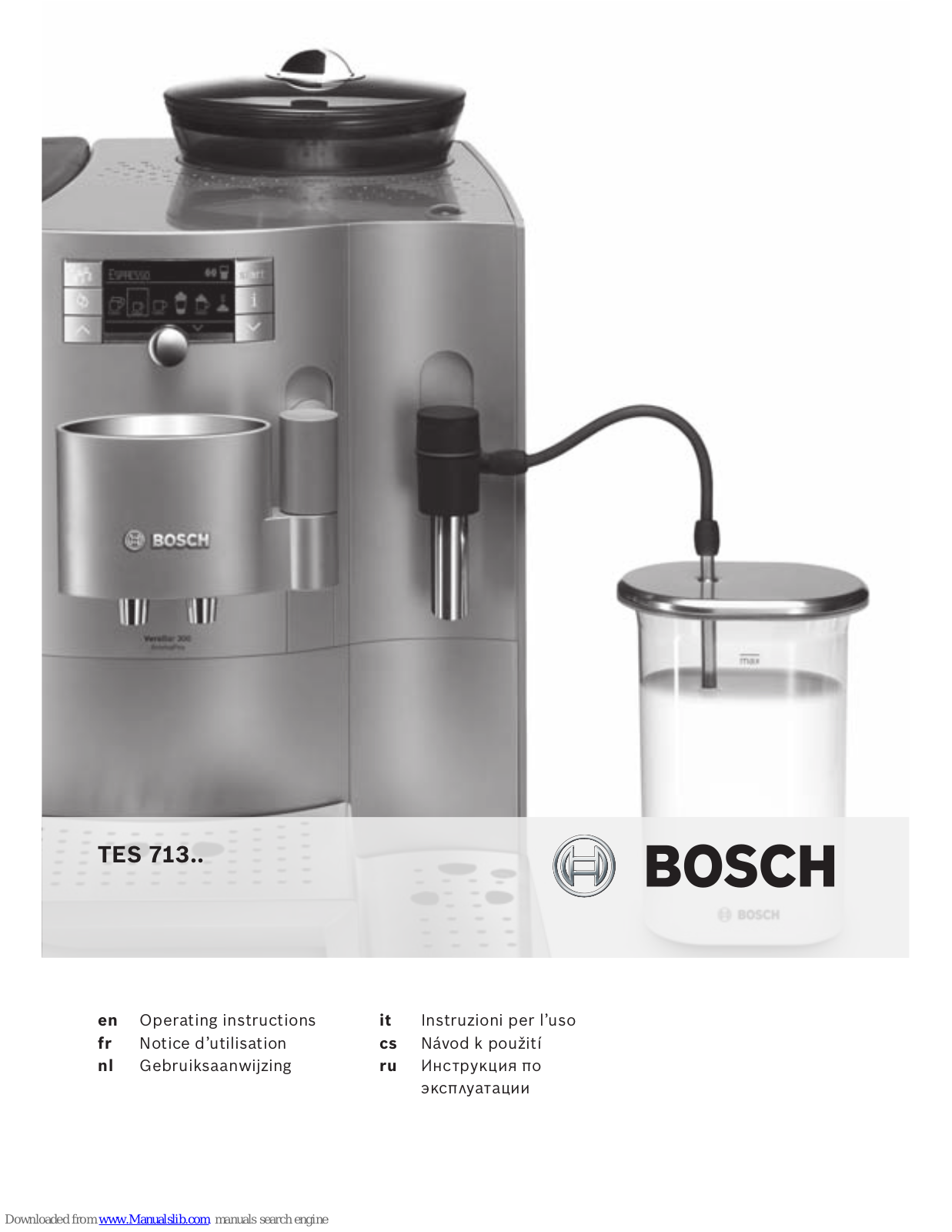 Bosch TES 713 Operating Instructions Manual