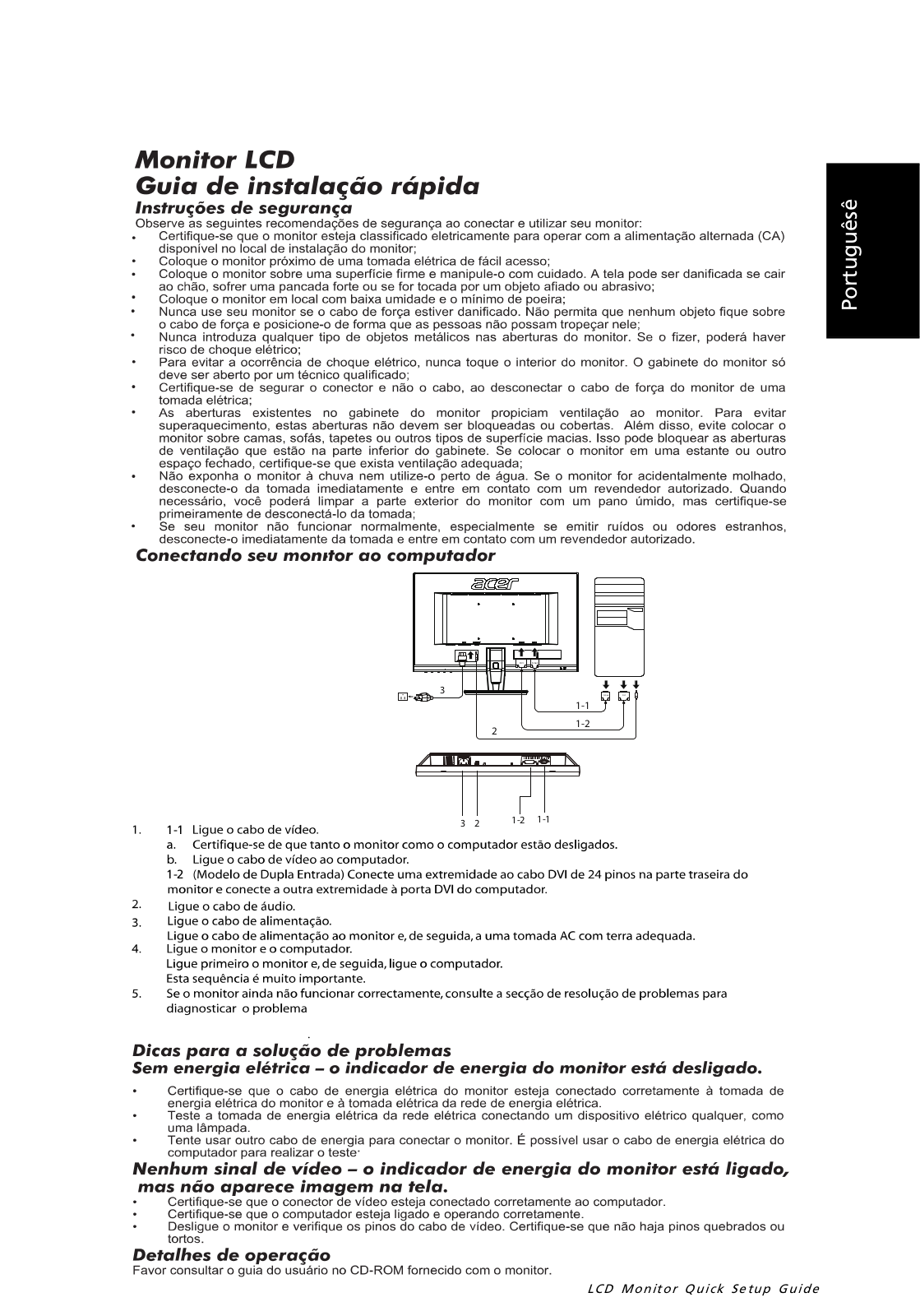 Acer P196WV User Manual