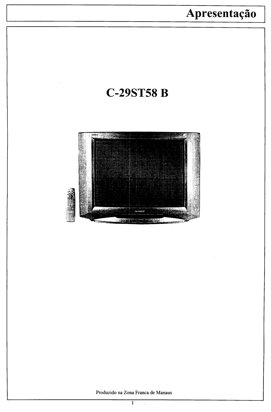 HITACHI C29ST58B Service Manual