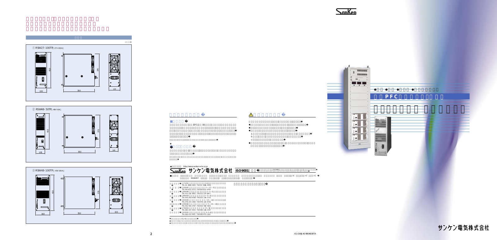 Sanken P F C User Manual