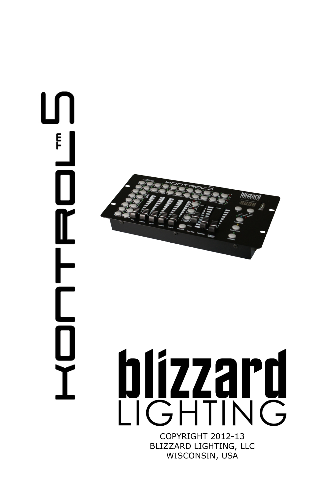 Blizzard Kontrol 5, HotBox 5 Package Users Manual