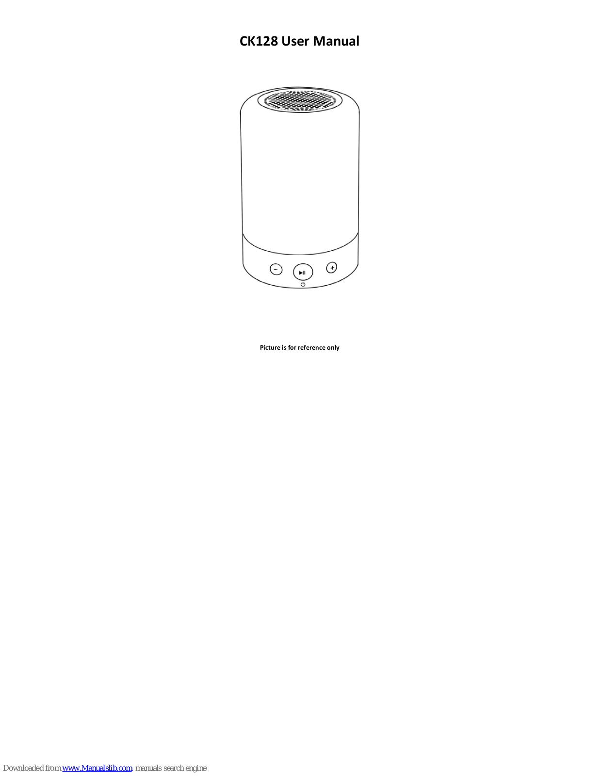 CKY CK128 User Manual