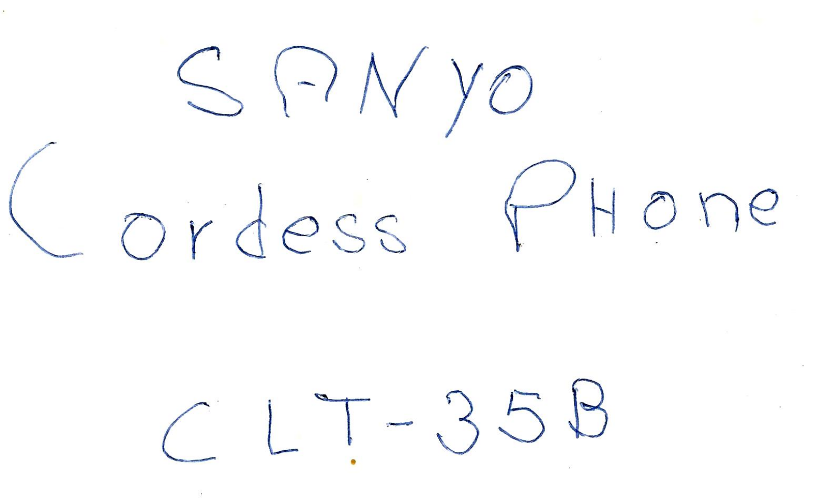 Sanyo CLT-35B Schematic