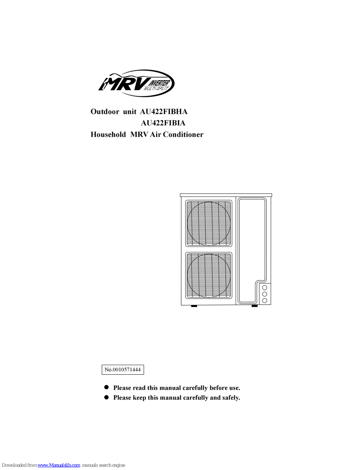 Haier AU422FIBHA, AU422FIBIA User Manual