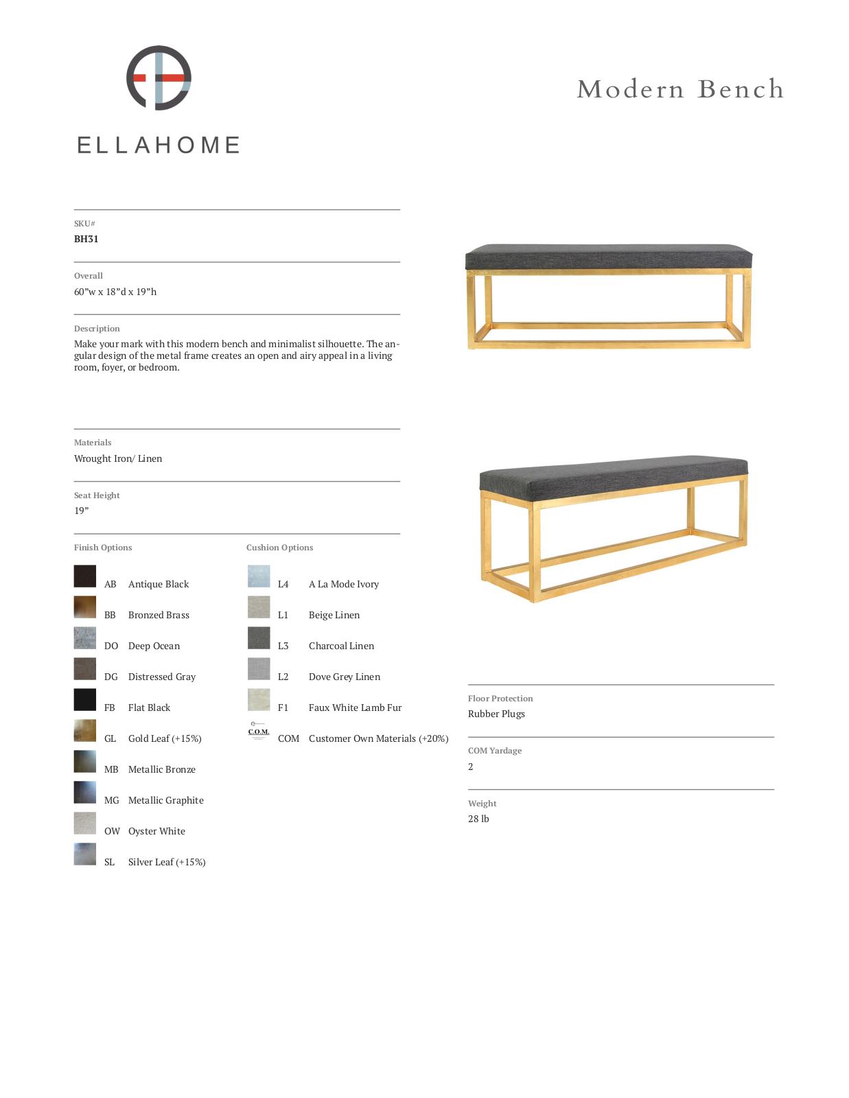 ellahome FRQP1385 Specifications - ManualMachine.com