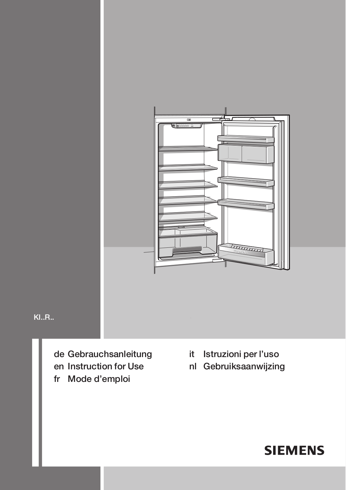 SIEMENS KI24RA60 User Manual