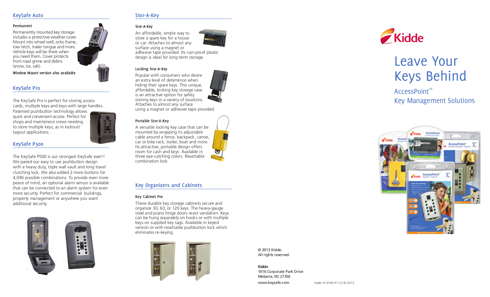 Kidde AccessPoint Key Management Solutions Brochure