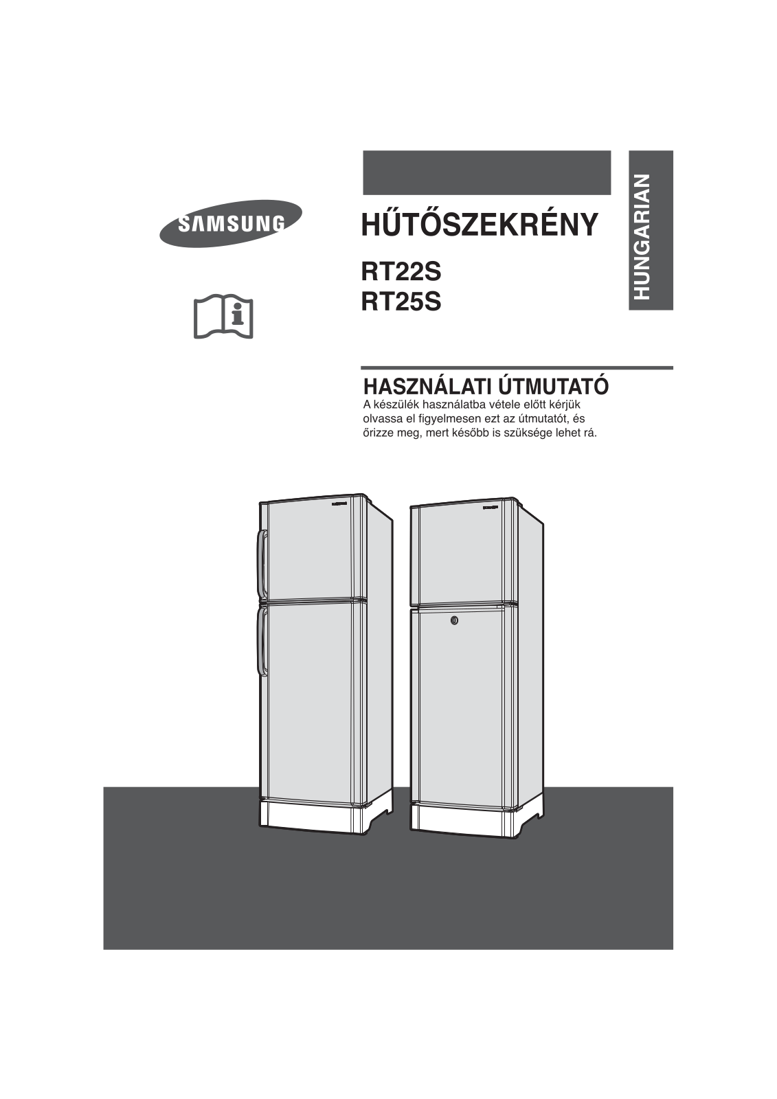 Samsung RT25SASS, RT22SASS, RT22SASW User Manual