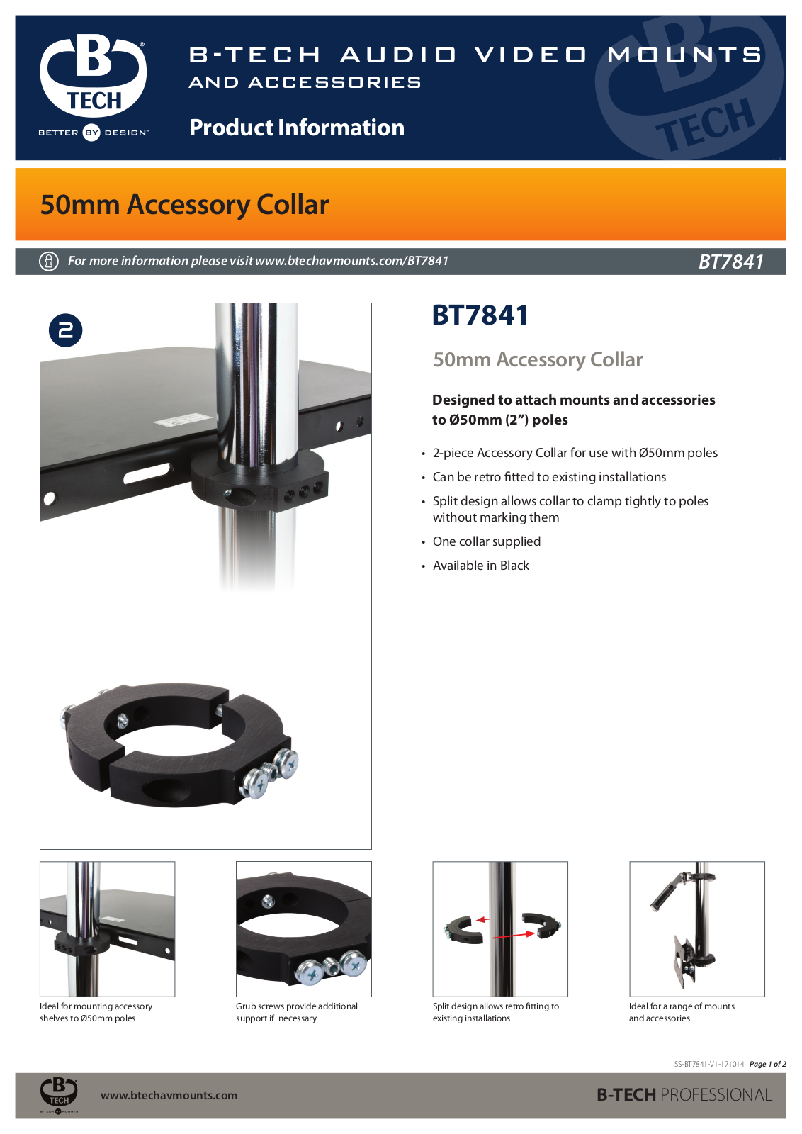 B-TECH BT7841/B Datasheet