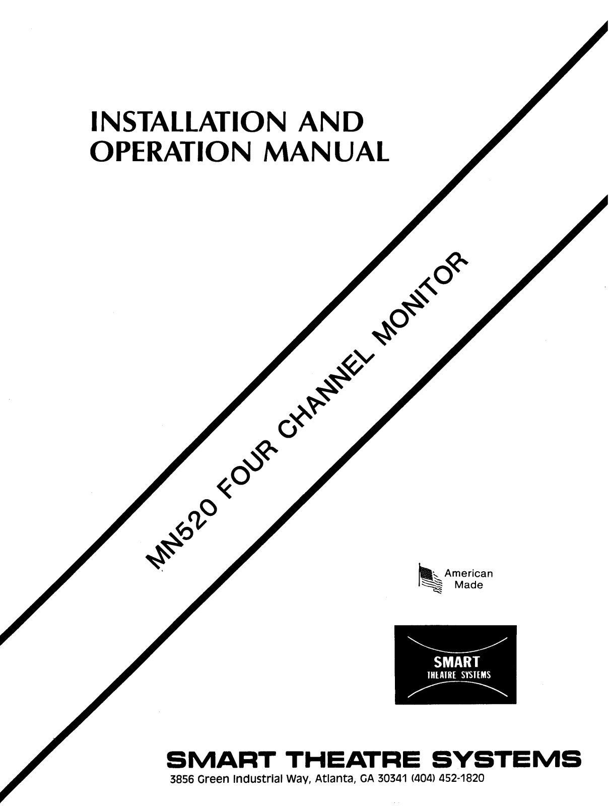 Smart MN520 INSTALLATION Manual