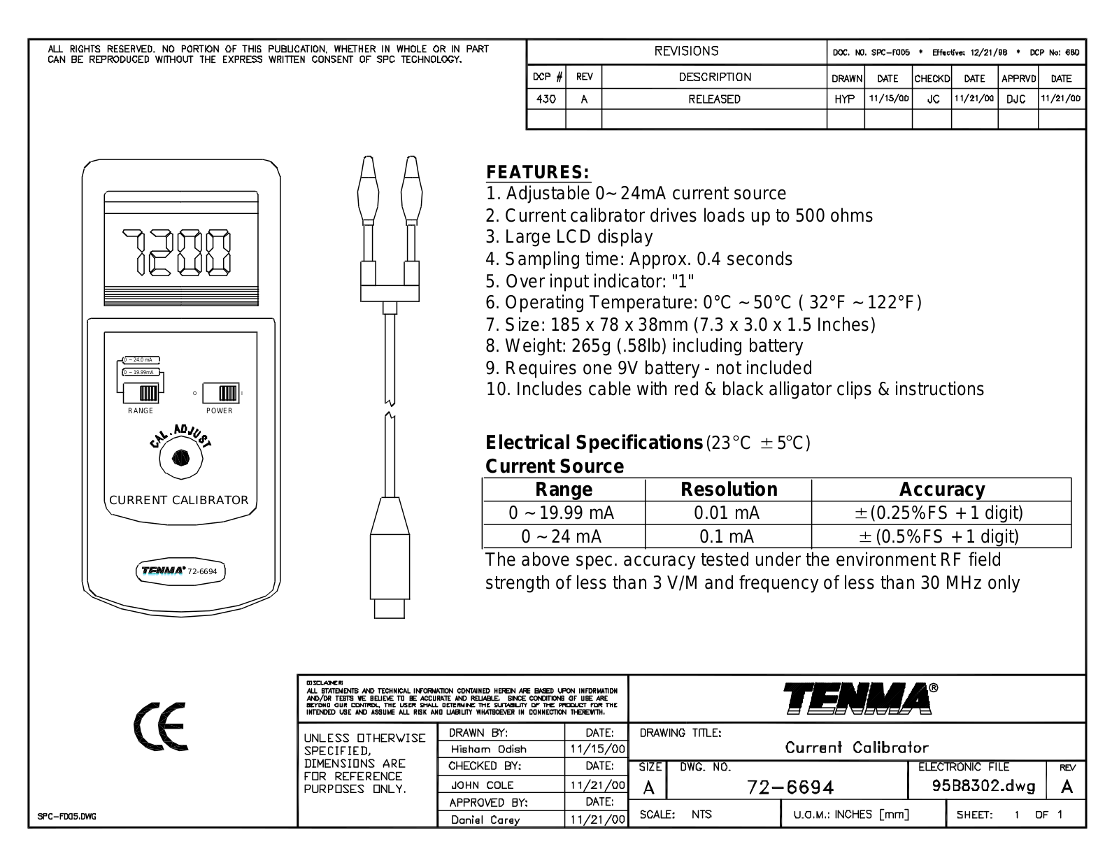 TENMA 72-6694 User Manual - ManualMachine.com