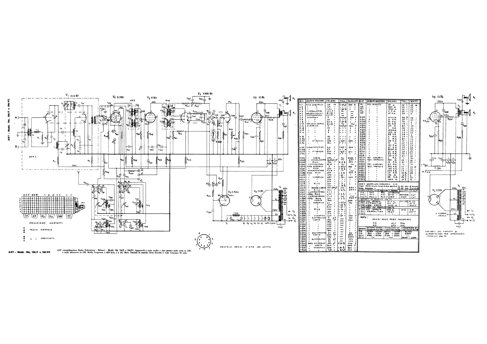 ART 704, 704f, 704fc schematic