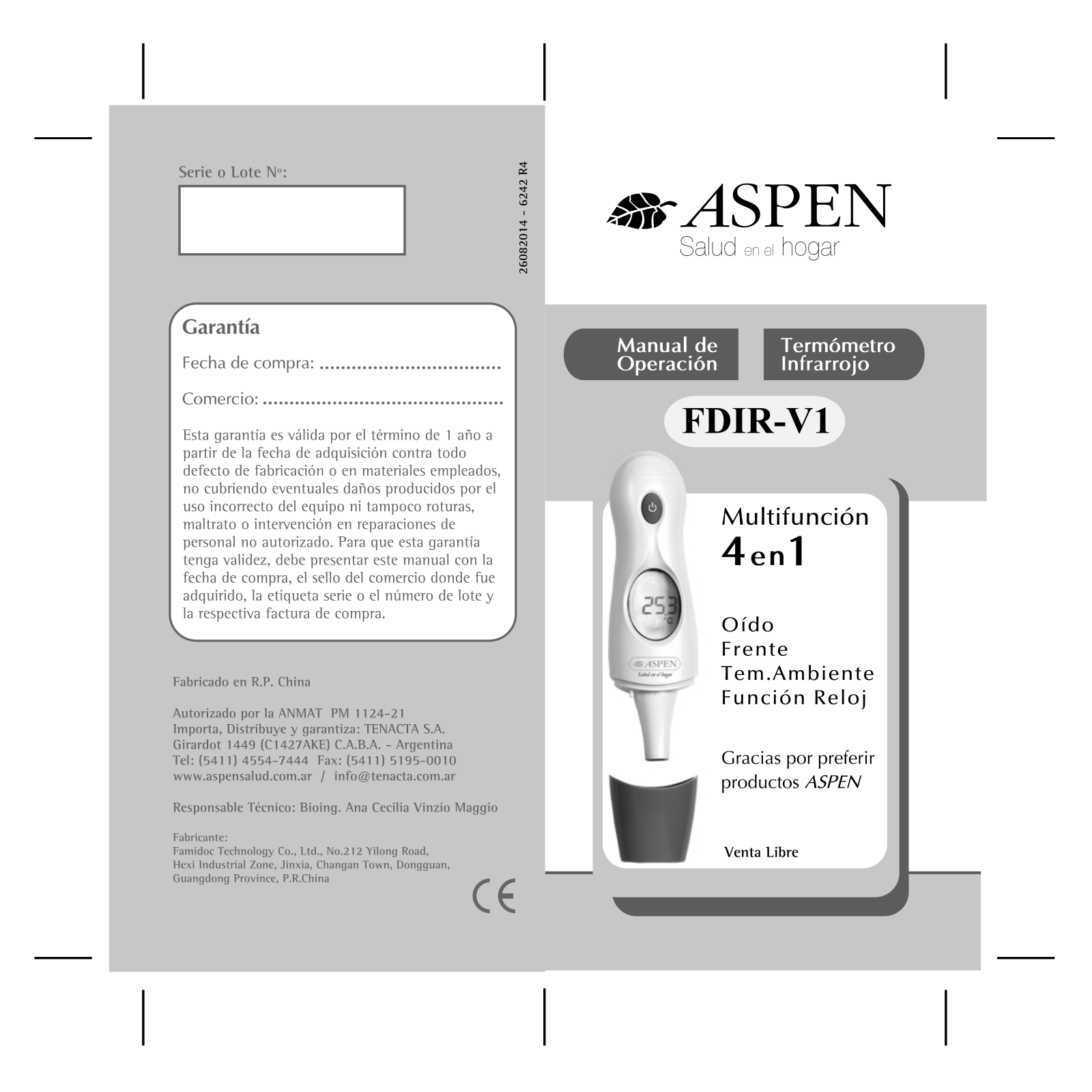 Aspen FDIR-V1 User Manual