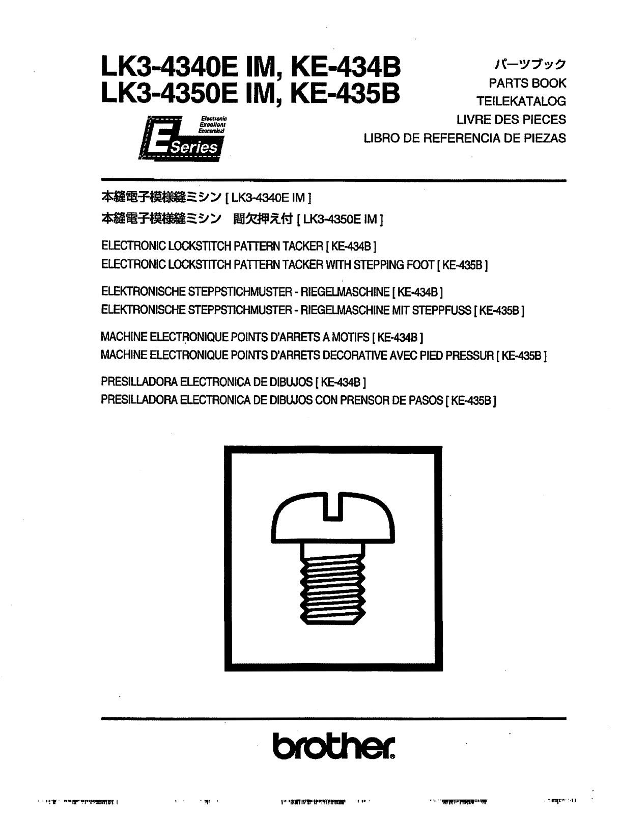 Brother KE-4348, KE-4358 User Manual - ManualMachine.com