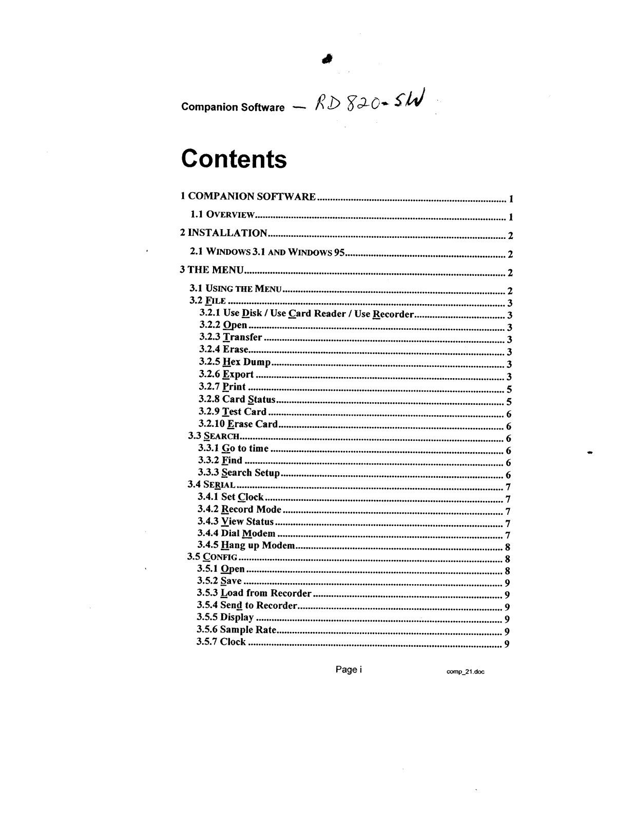Omega RD820-SW User guide - ManualMachine.com
