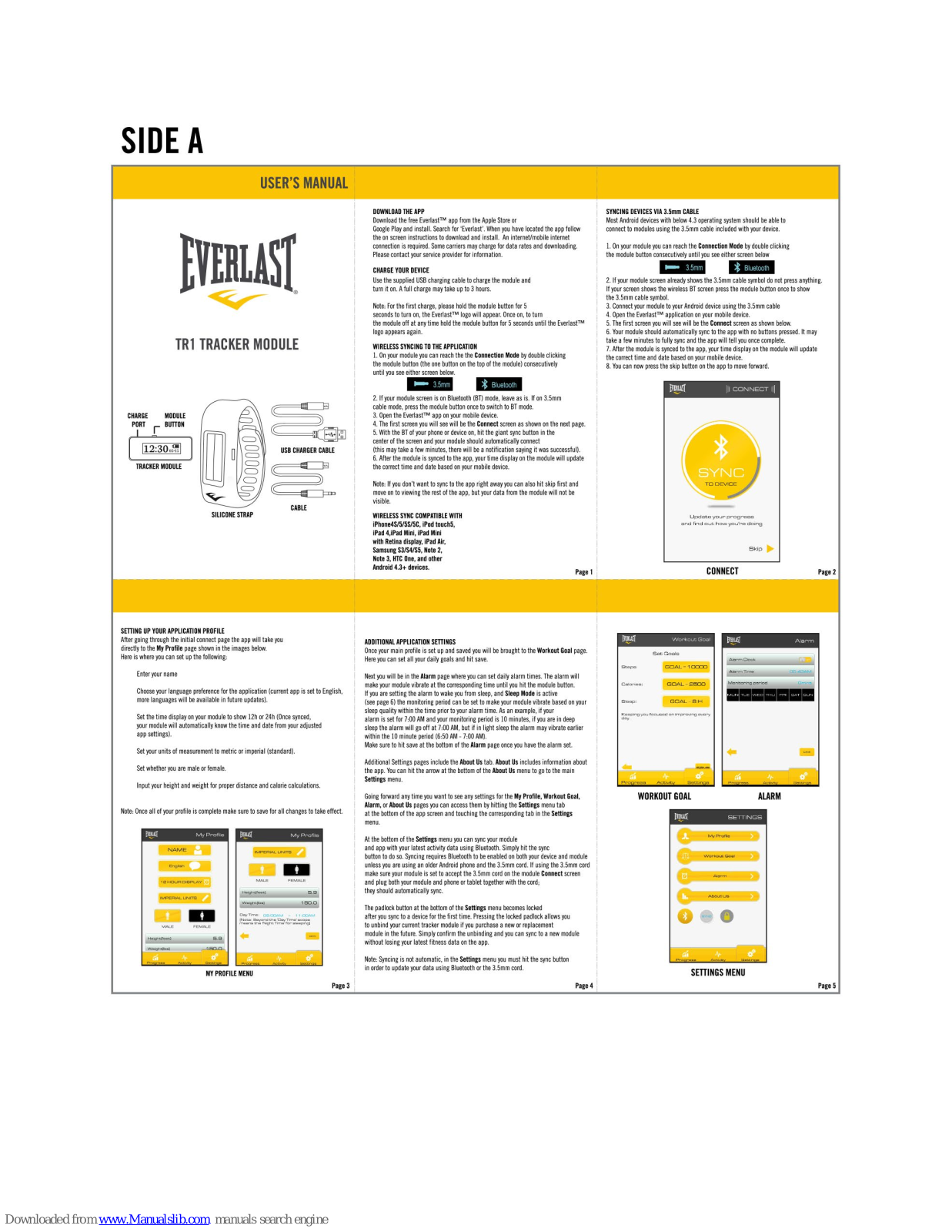 Everlast TR1 User Manual