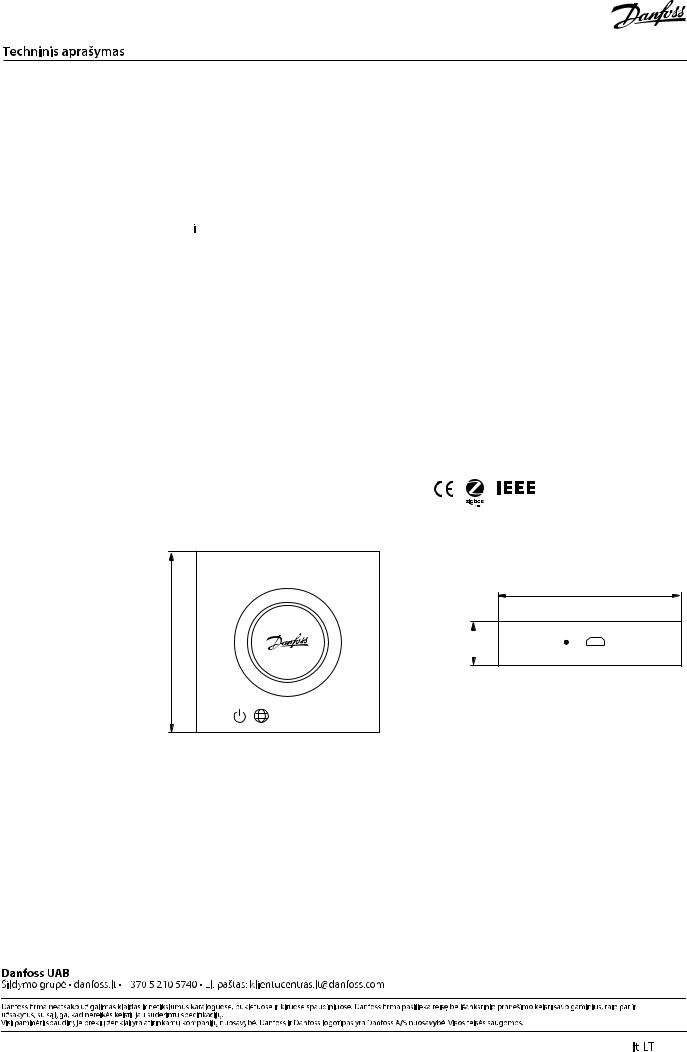 Danfoss Ally Gateway Data sheet