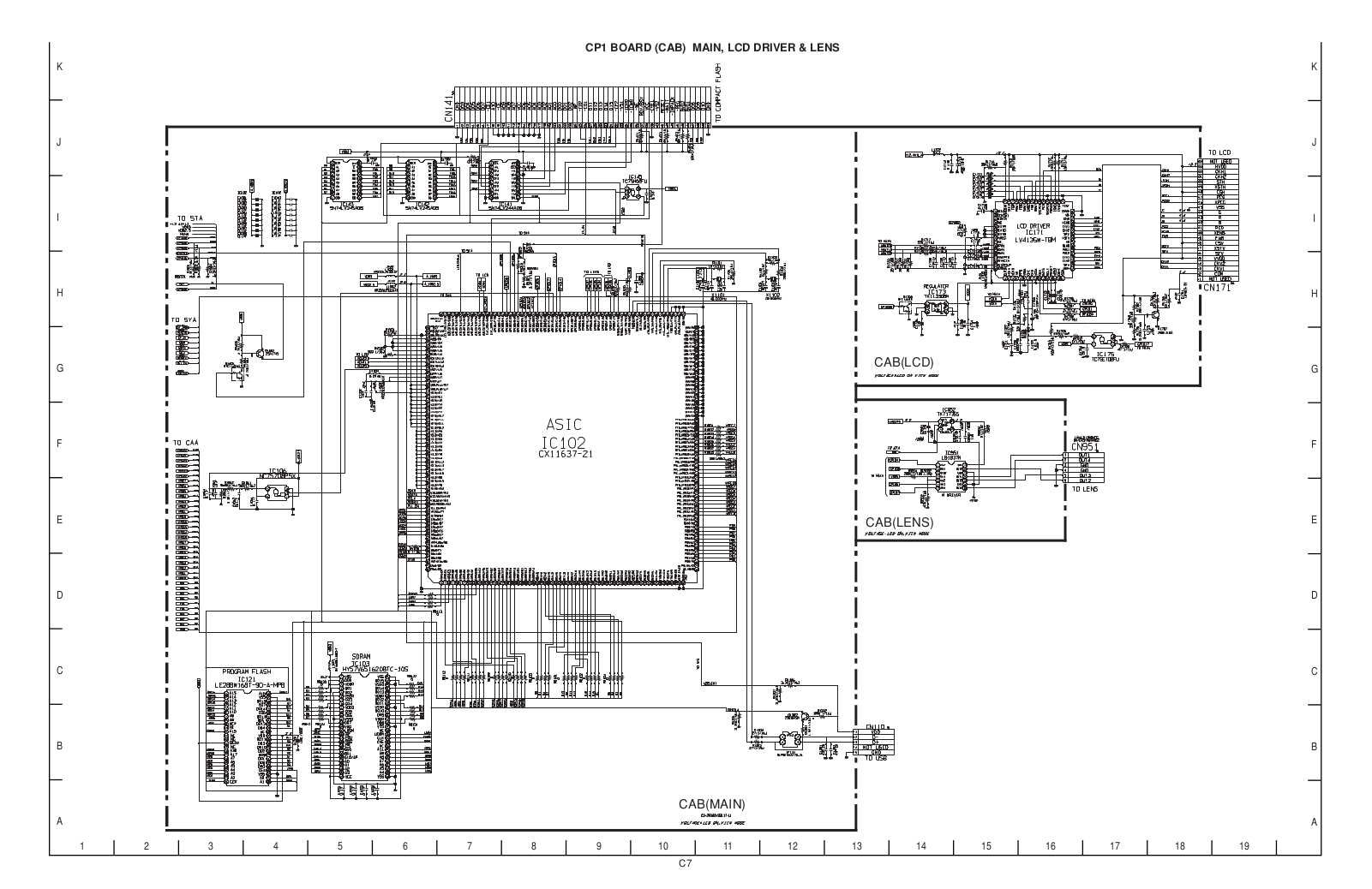 SANYO VPC-R1EX, VPC-R1E, VPC-R1, VPC-R1G, VAR-G5U BOARD MAIN