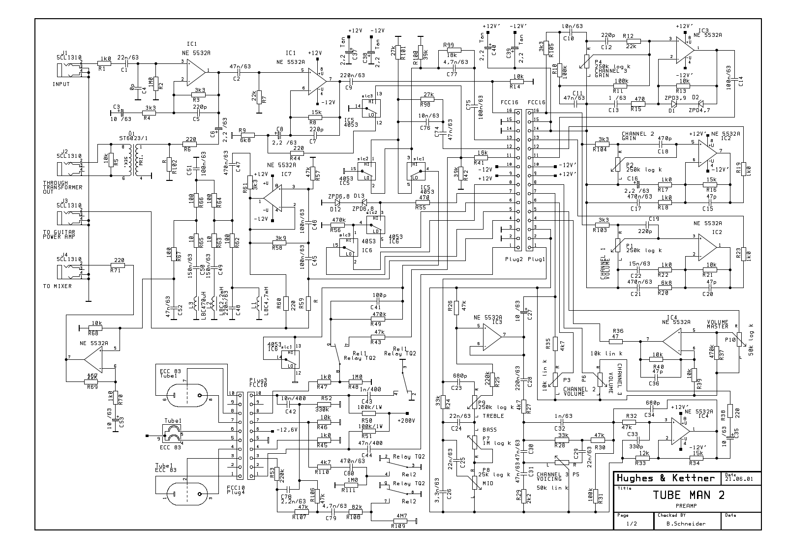 HK tube man 2 schematic