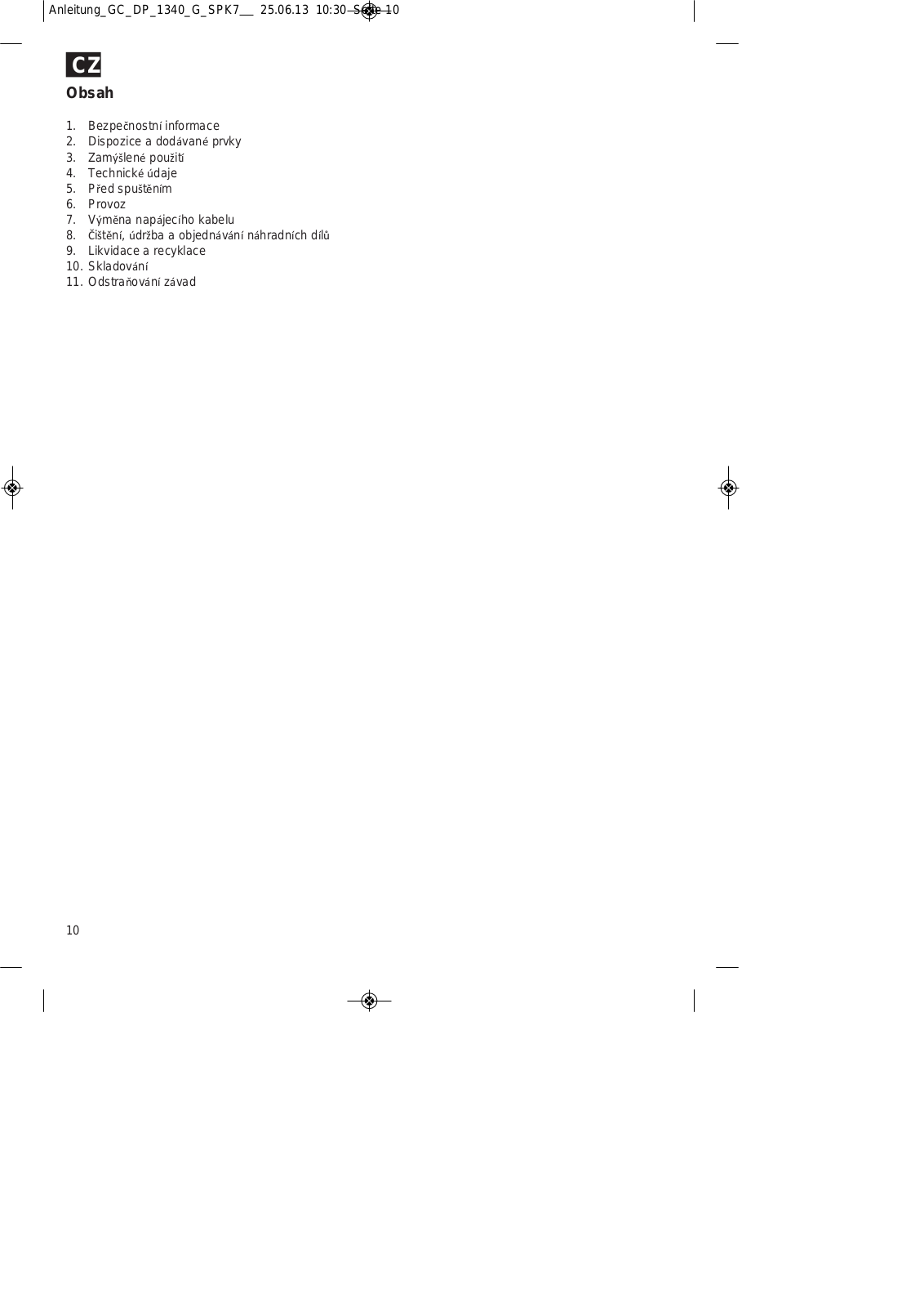 Einhell GC-DP 1340 G User Manual