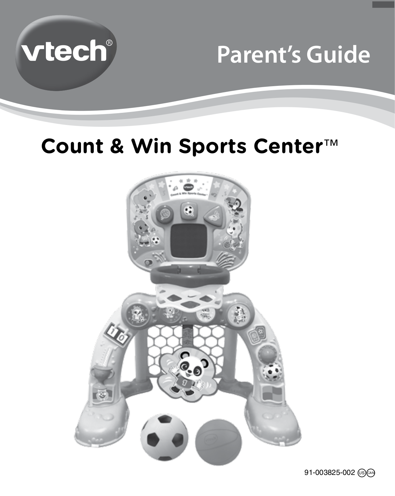 vtech Count Win Sports Center User Manual