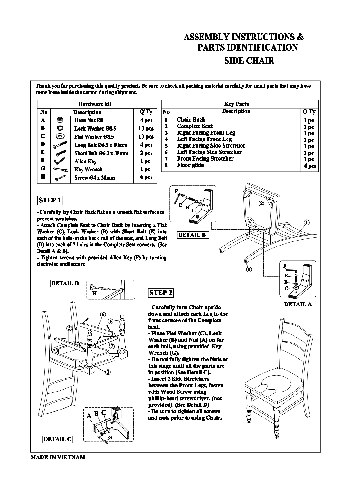 Sand & Stable W004691355 Assembly Instructions - ManualMachine.com