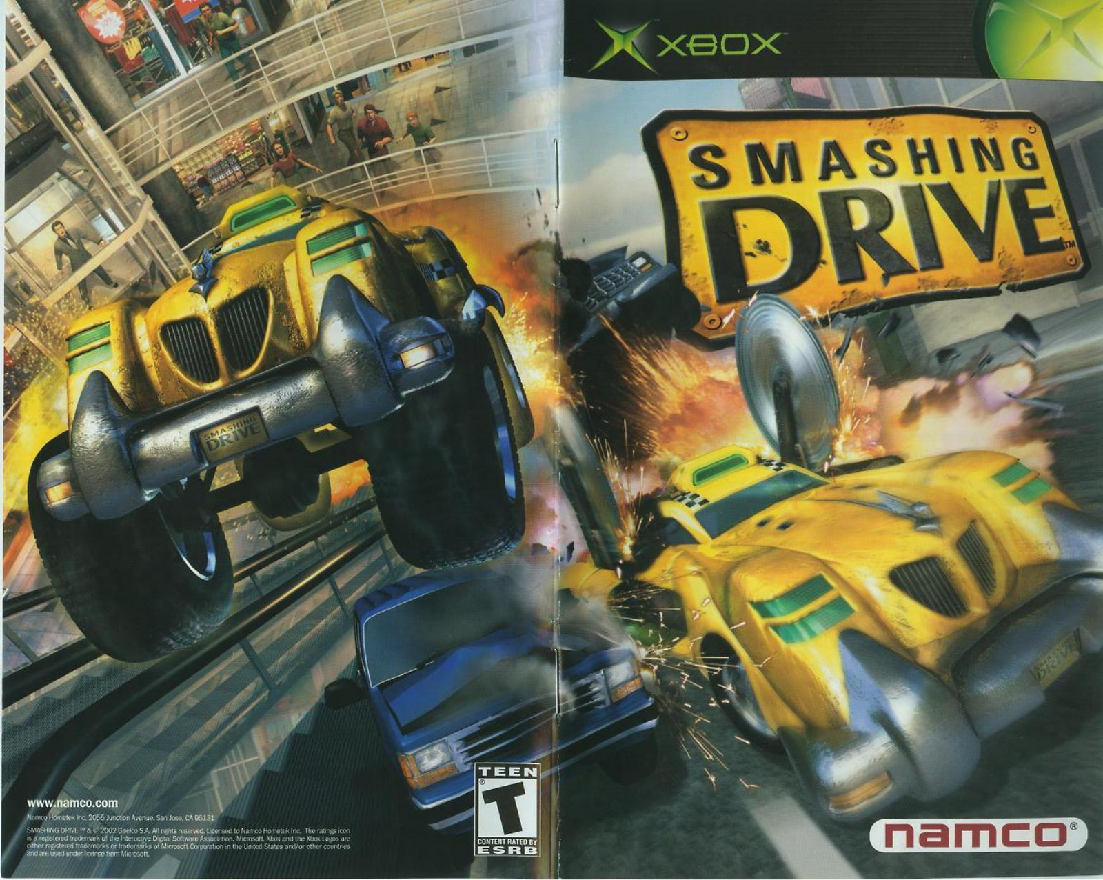 Games Microsoft XBOX SMASHING DRIVE User Manual