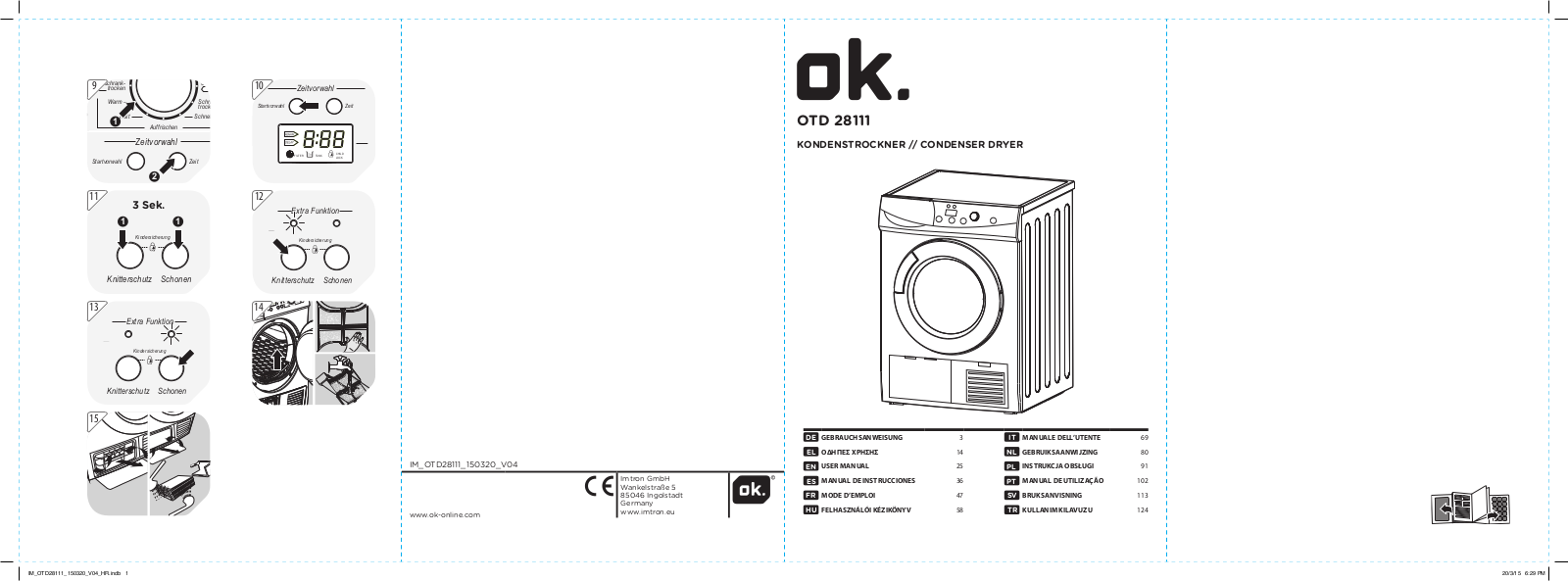 OK OTD 28111 User Manual