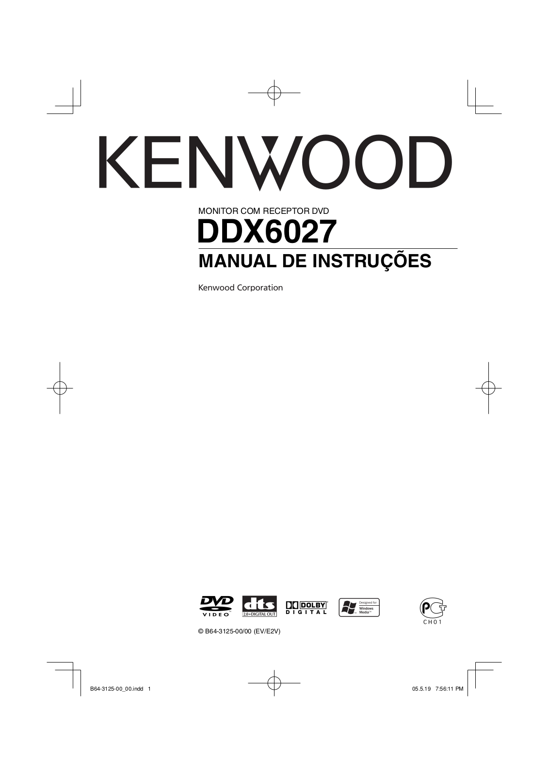 Kenwood DDX6027 User Manual