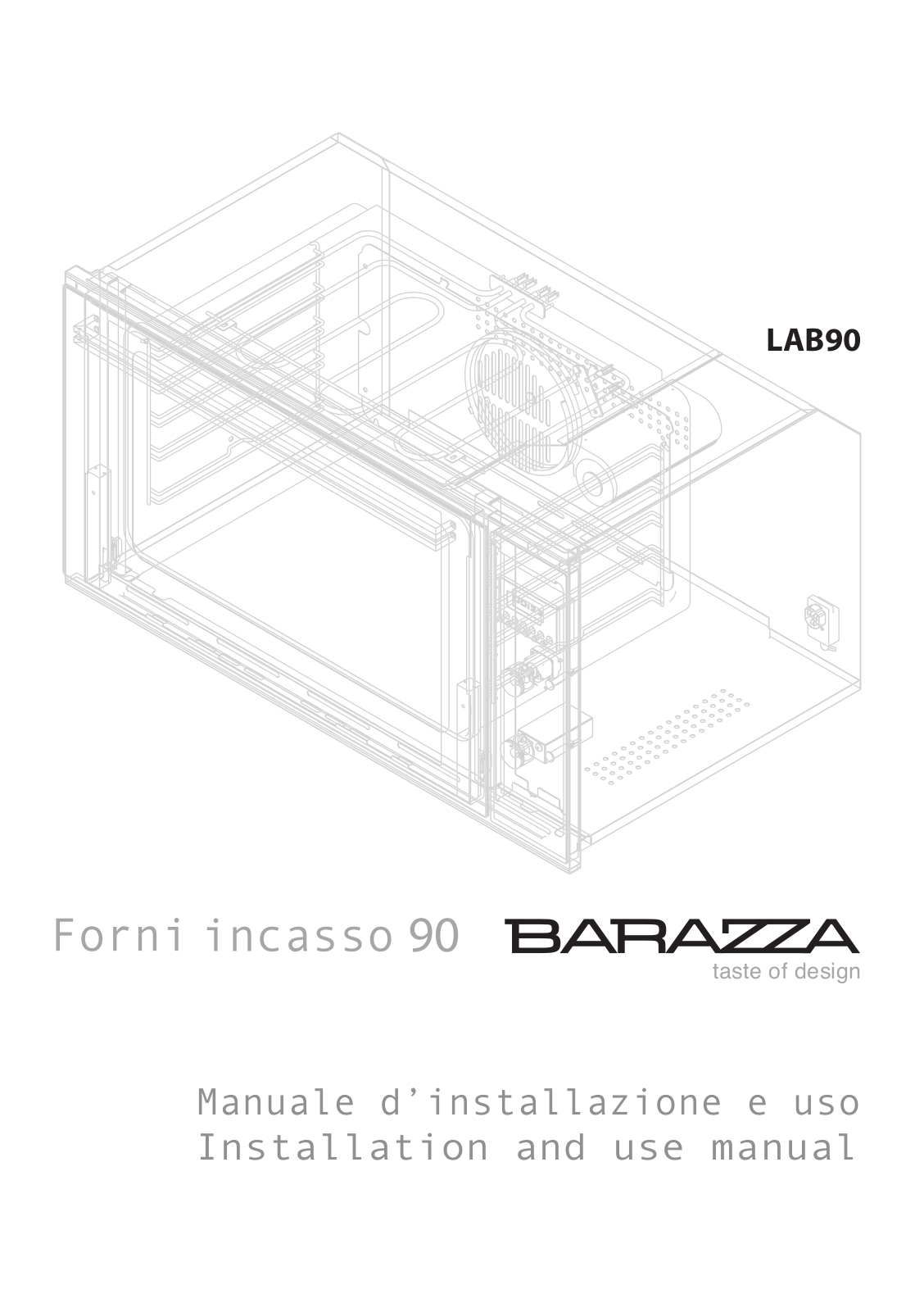 Barazza LAB90 User Manual