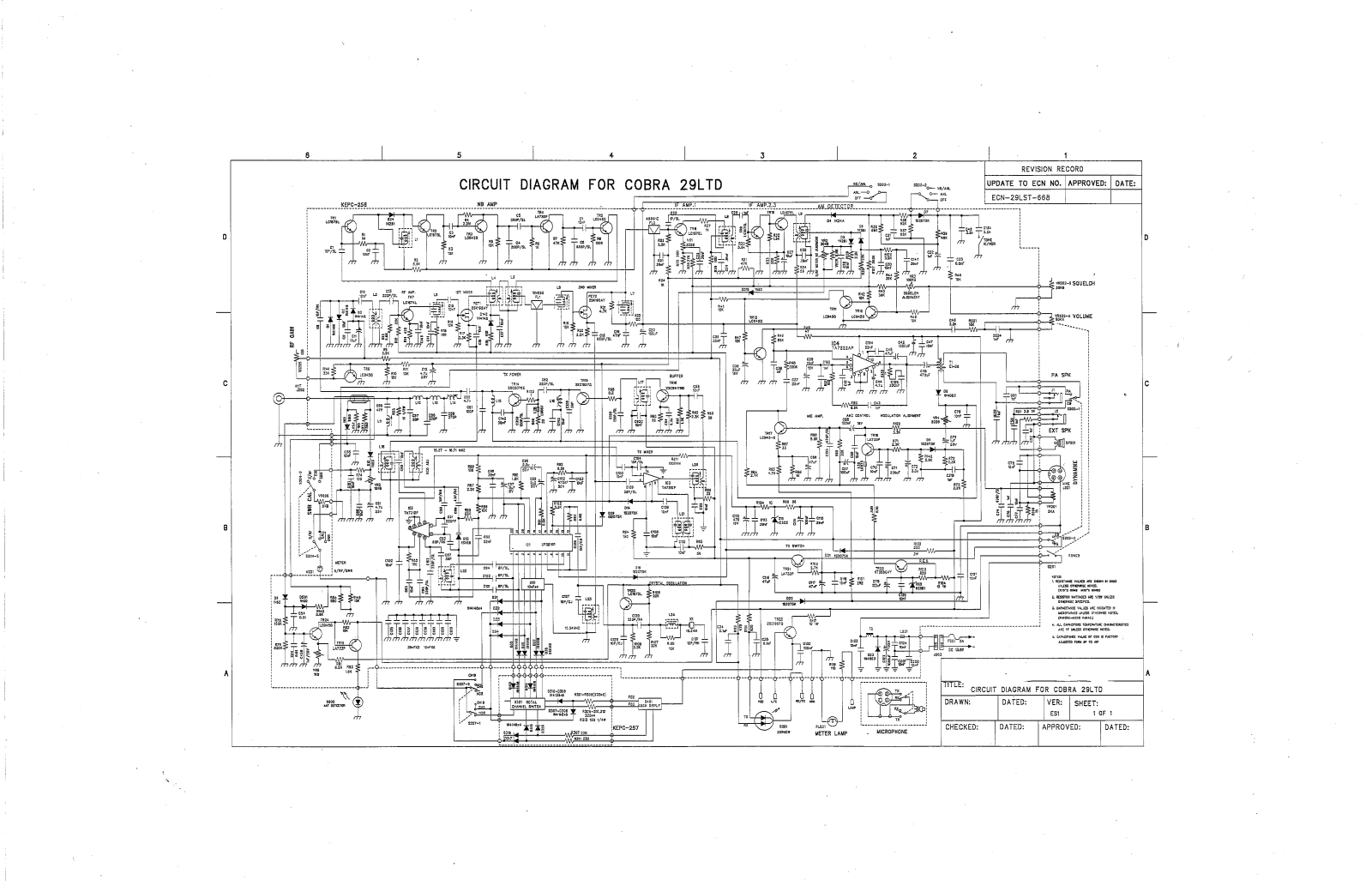 Cobra 29LTD User Manual