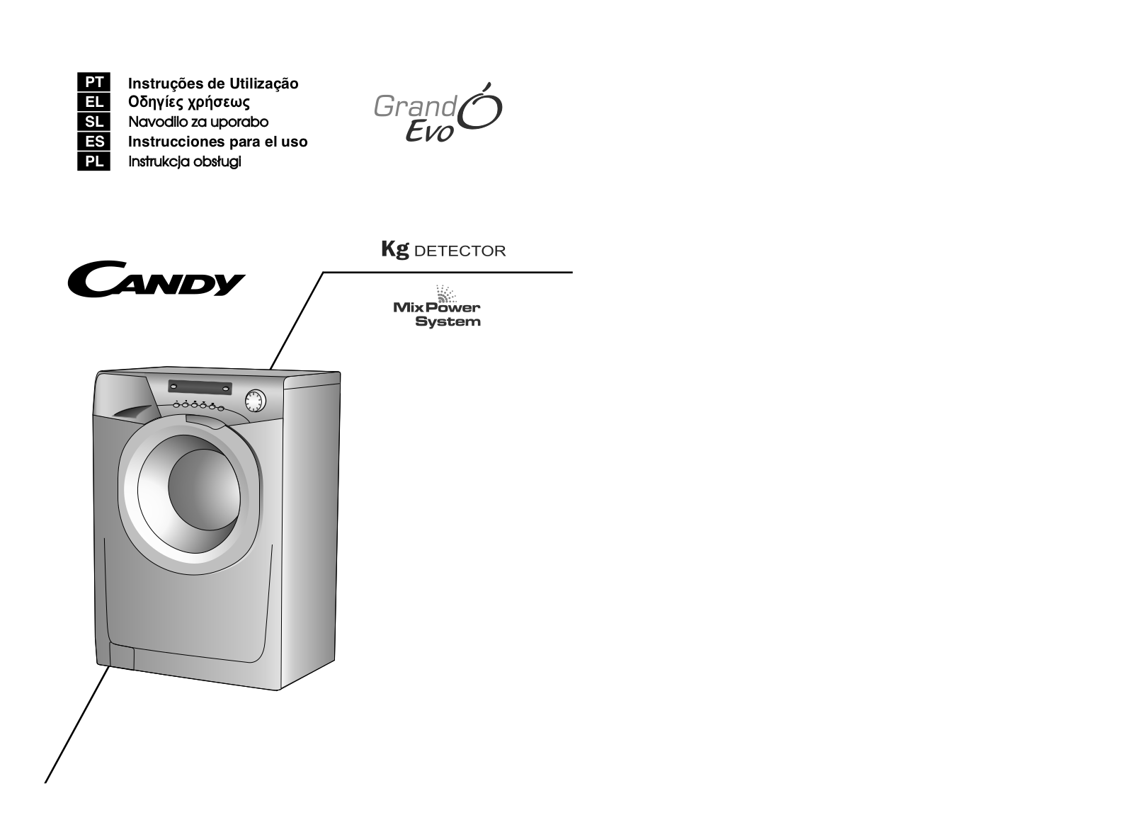 Candy EVO 1283DW User Manual