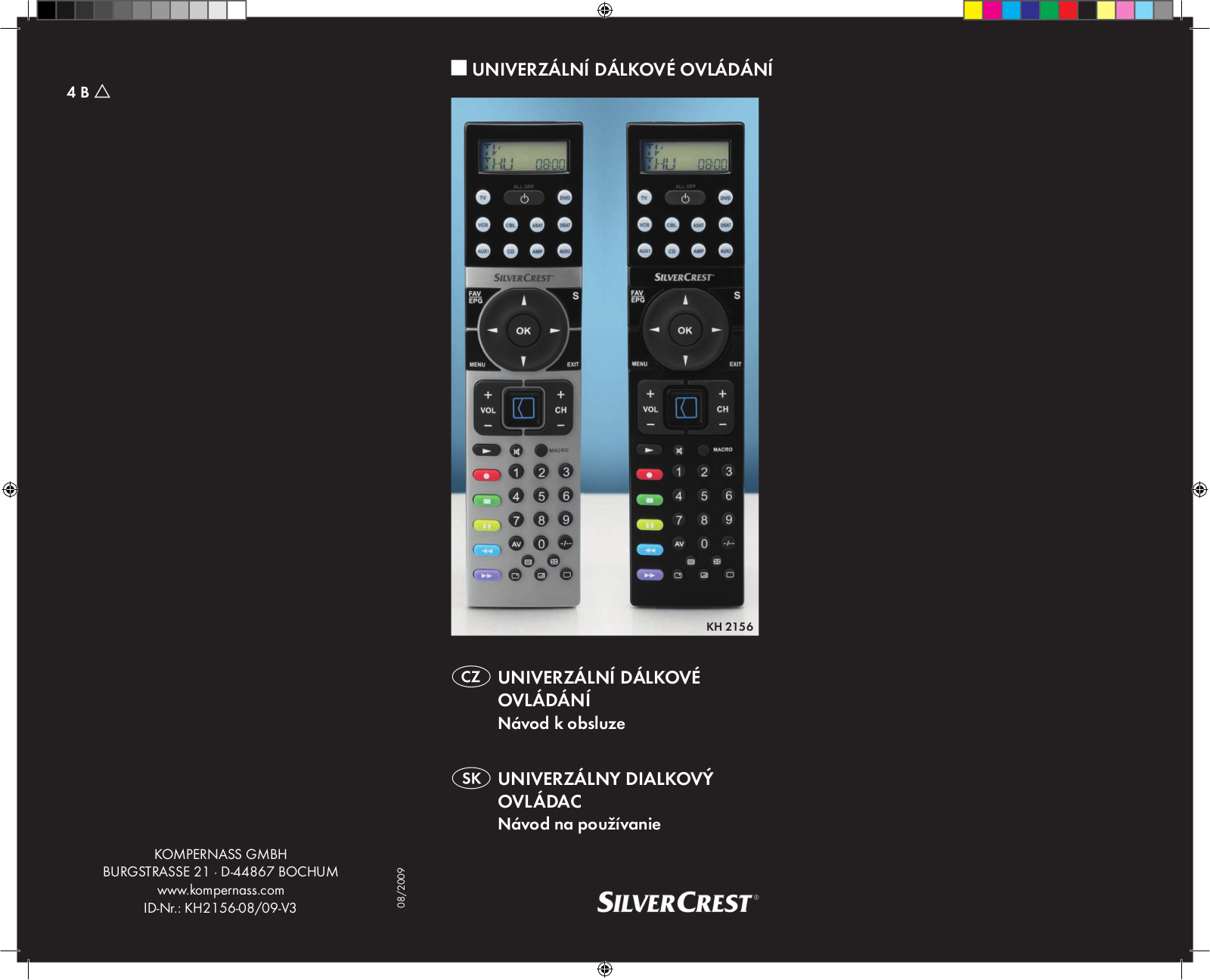 Silvercrest KH 2156 User Manual