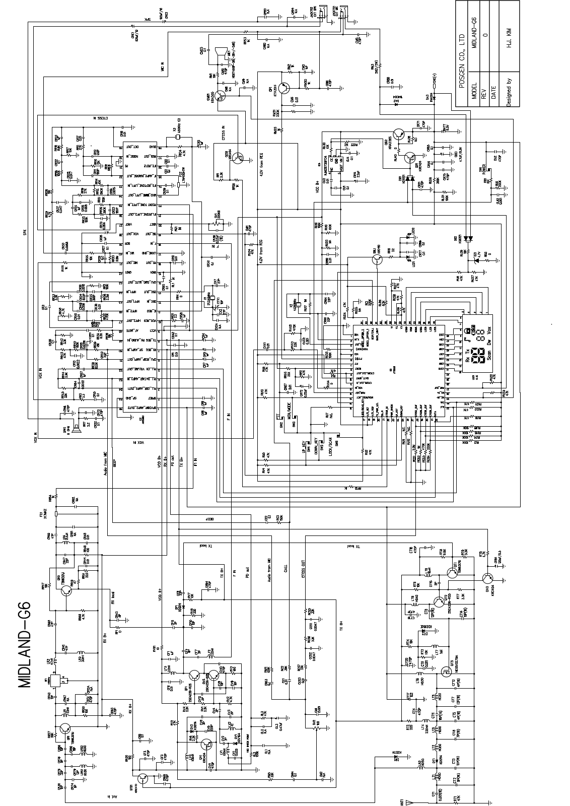 Midland G6 schematics