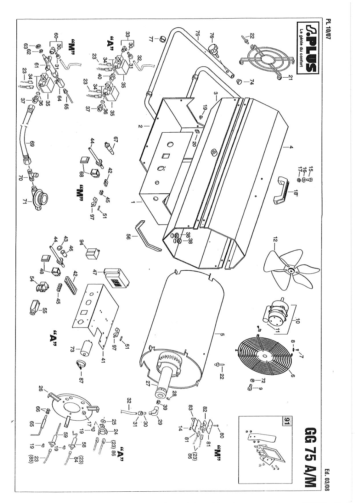 S.plus GG 75 A, GG 75 M User Manual