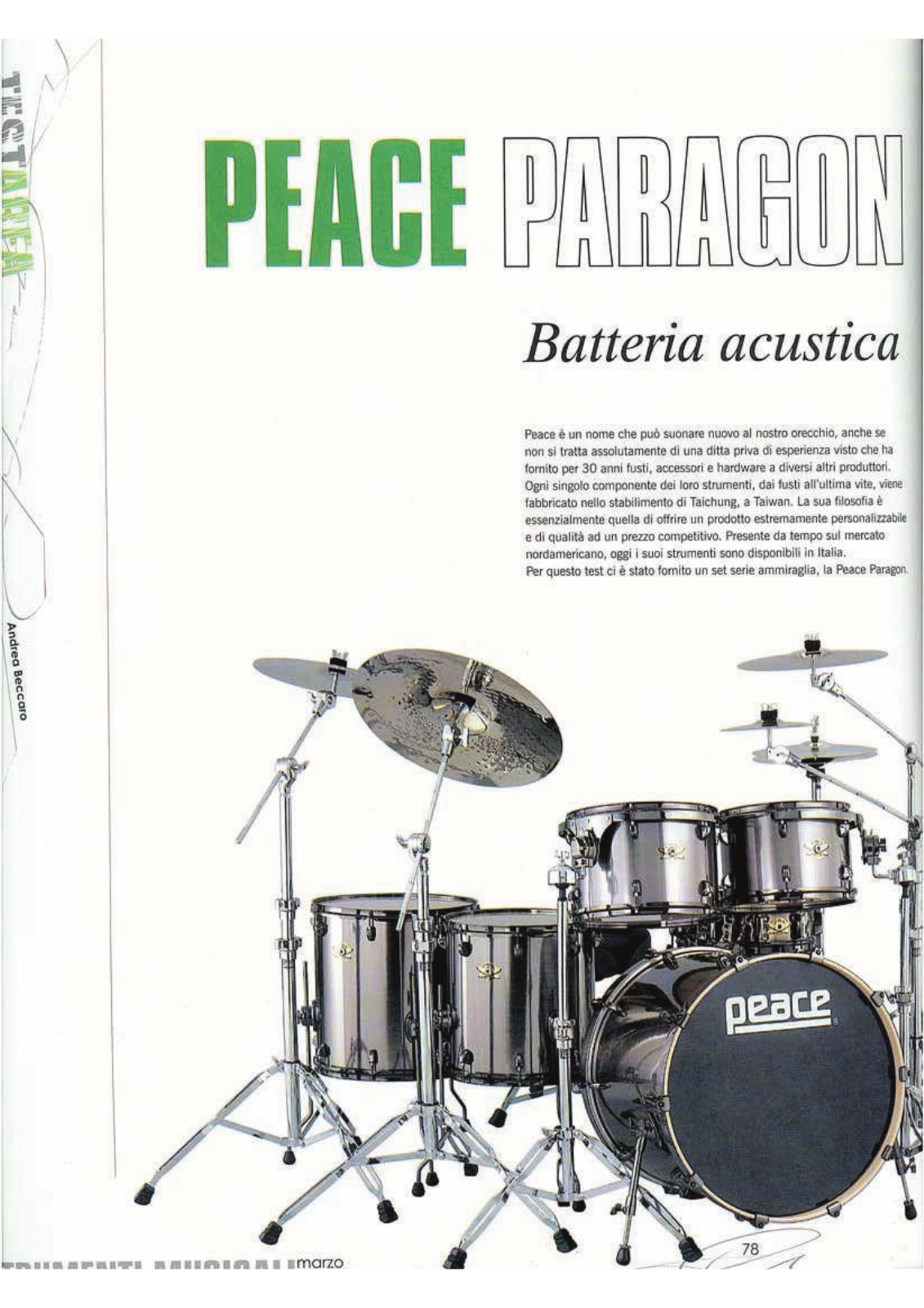 Peace Paragon User manual