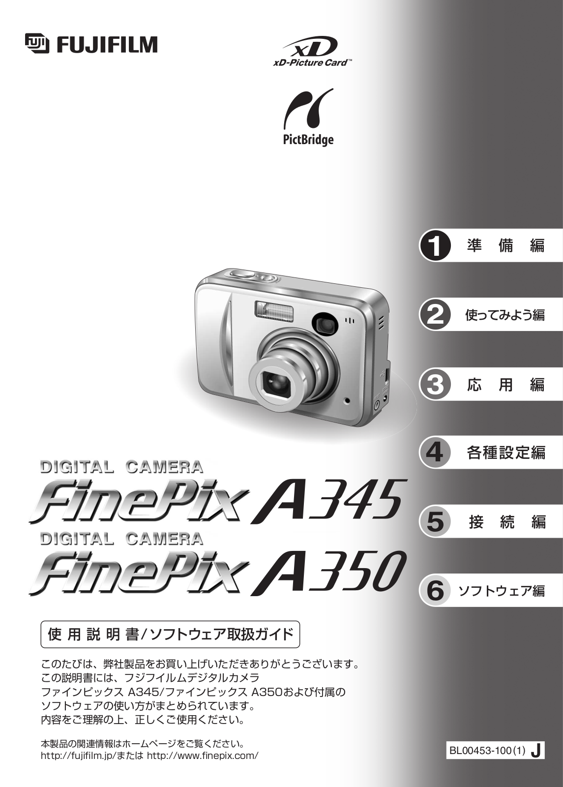 Fujifilm FinePix A350 User Manual