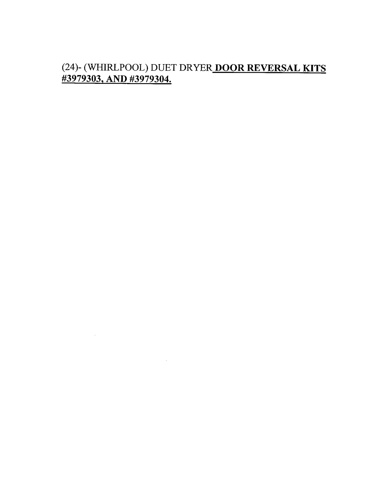 Whirlpool 3979303, 3979304 Installation Guide - ManualMachine.com