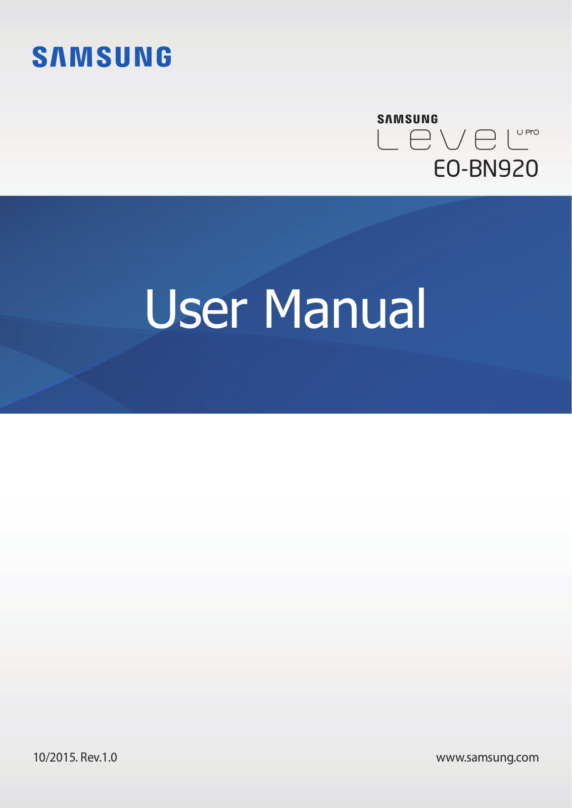 Samsung EO-BN920CFEGRU User Manual